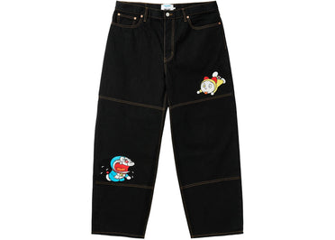 Palace Doraemon P90 Jean Black Stone Wash