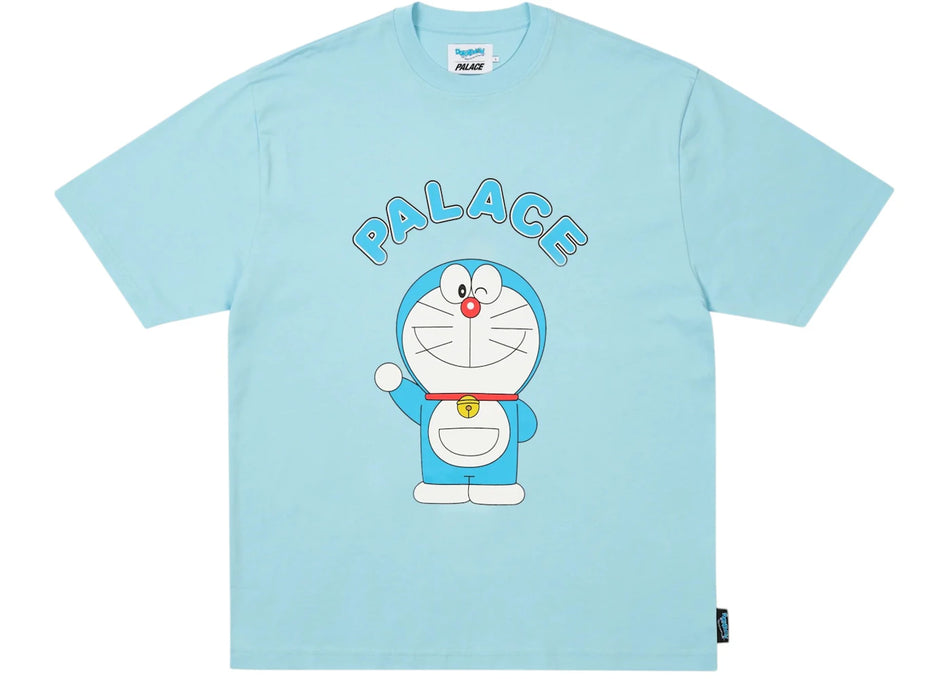 Palace Doraemon T-Shirt Skyline Blue