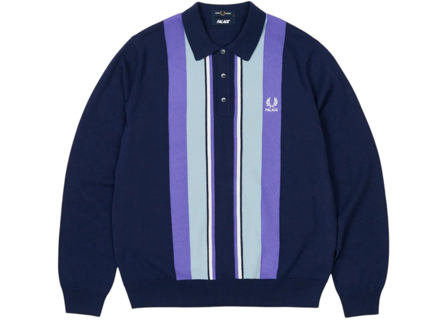 Chemise caban à manches longues en maille Palace Fred Perry