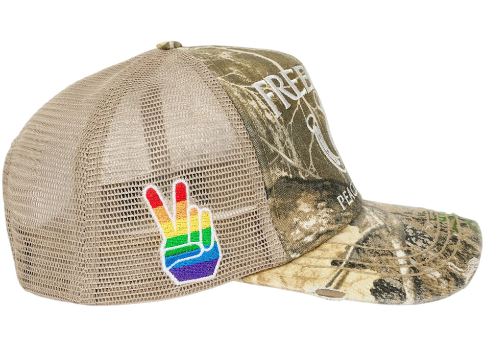 Palace Freedom Distressed Trucker Realtree Edge