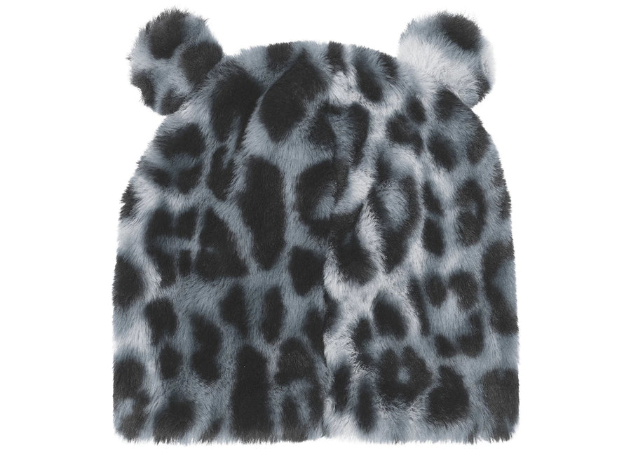 Bonnet sans revers Palace Furry Ears Léopard des neiges