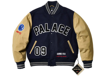 Palace GORE-TEX Going Further Varsity Jacket Navy