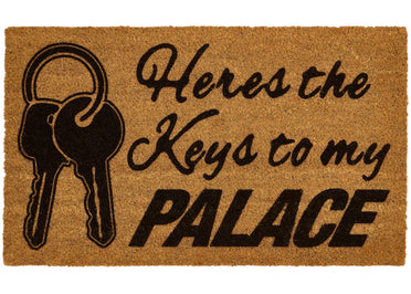 Palace Key To My Door Mat Brown