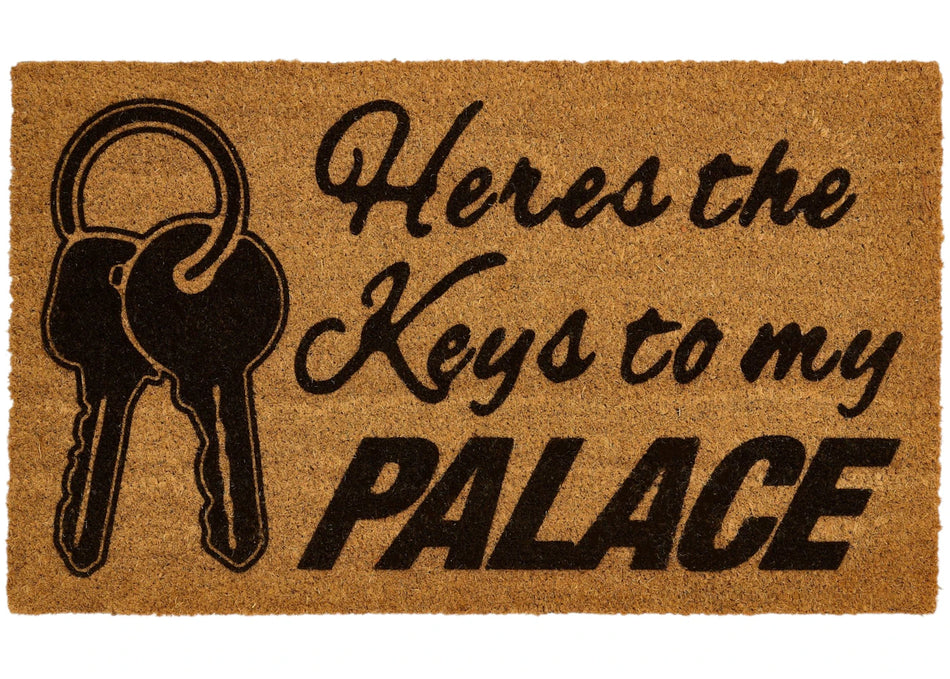 Palace Key To My Door Mat Brown