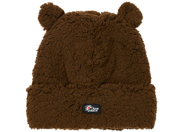 Palace Love Fuzzy Ears Beanie Brown