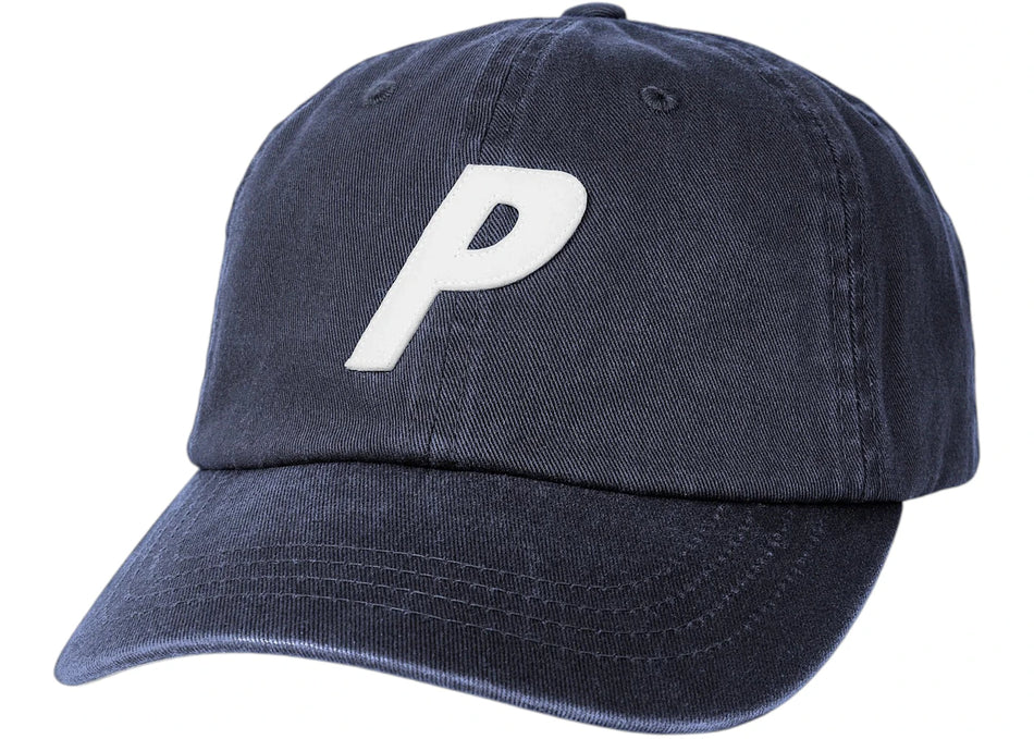 Palace P 6-Panel Hat (FW25) Navy