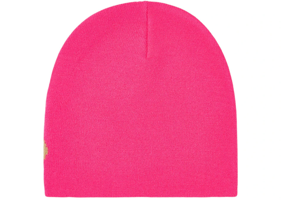 Palace P Bear Nein Cuff Beanie Pink
