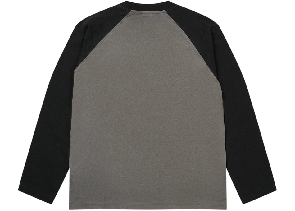 Palace Rear View Raglan Longsleeve Shirt Black/Mono