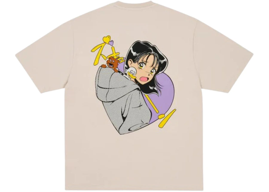 T-shirt Palace Rear View gris pierre