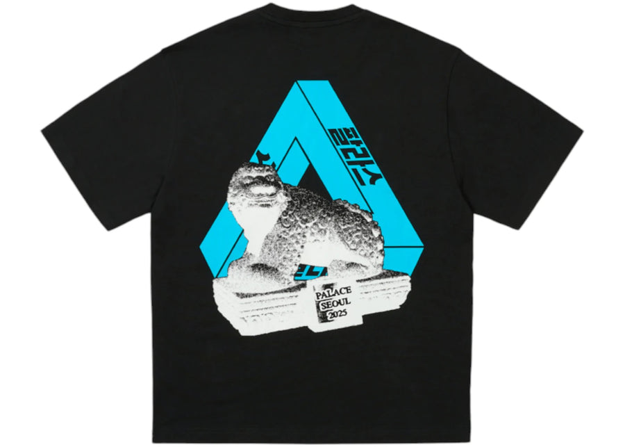 T-shirt noir Palace Seoul 2 Seoul Tri-Ferg