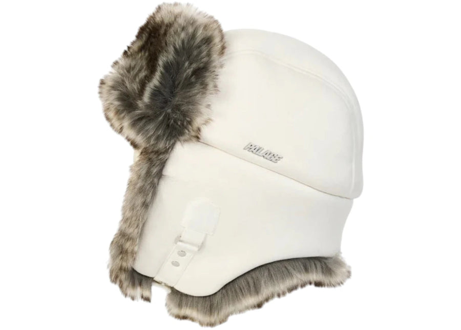 Palace Sherpa Faux Suede Trooper White