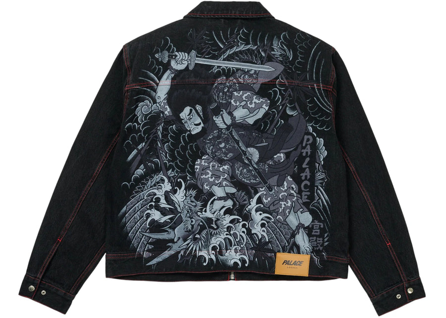 Veste en jean noire Palace Susanoo