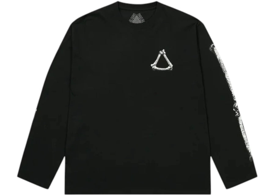 T-shirt à manches longues Palace Tri-Bone noir