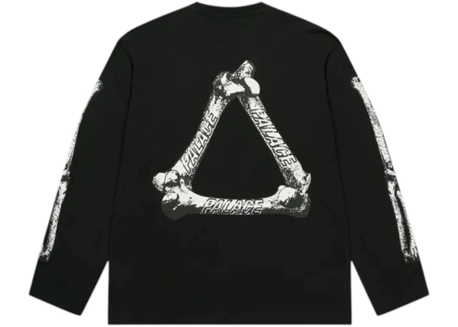T-shirt à manches longues Palace Tri-Bone noir