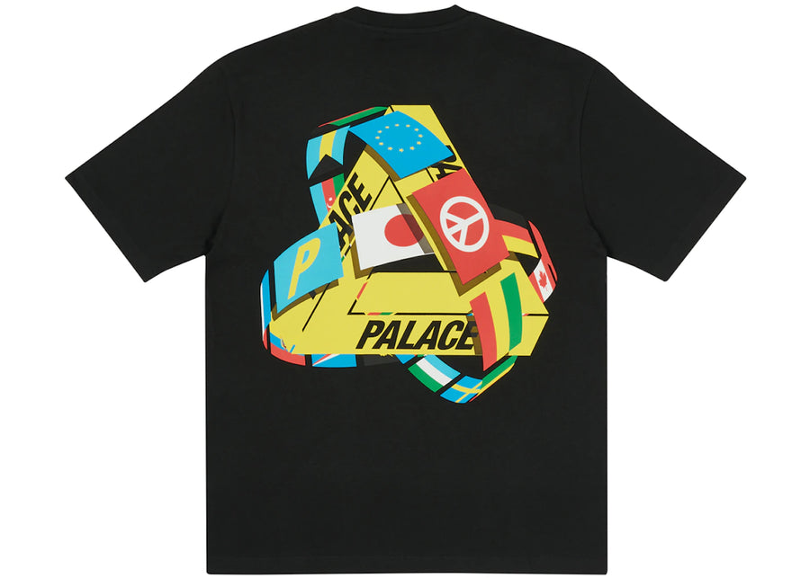 T-shirt noir Palace Tri-Flag