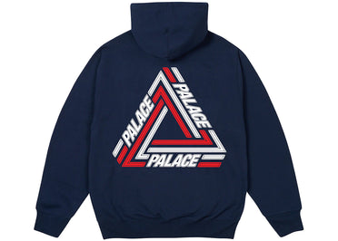 Palace Tri-Line Hood Navy