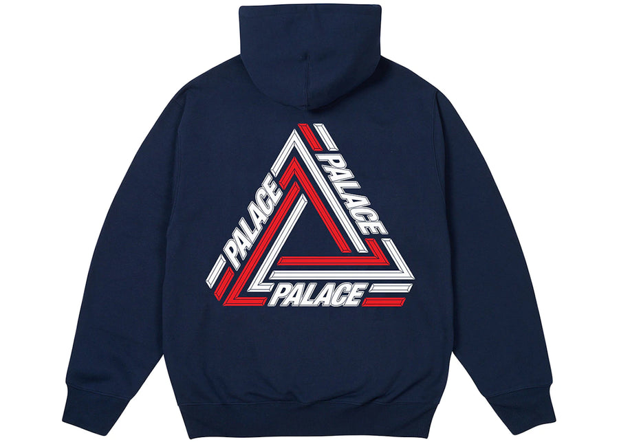 Capuche Palace Tri-Line bleu marine