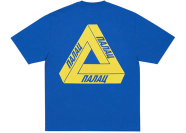 Palace Tri Lingual T-Shirt Blue Berry