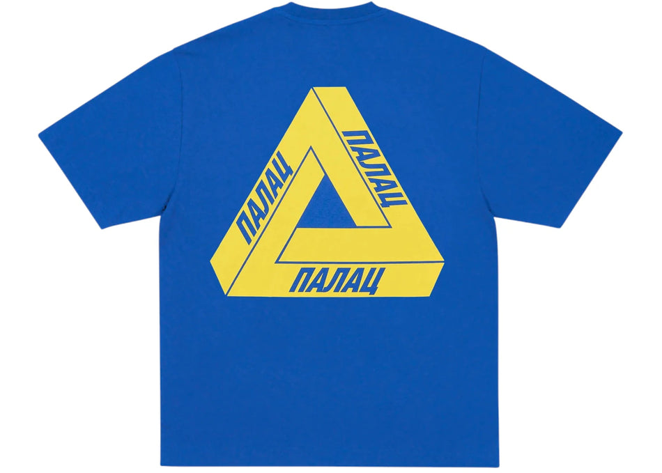 Palace Tri Lingual T-Shirt Blue Berry