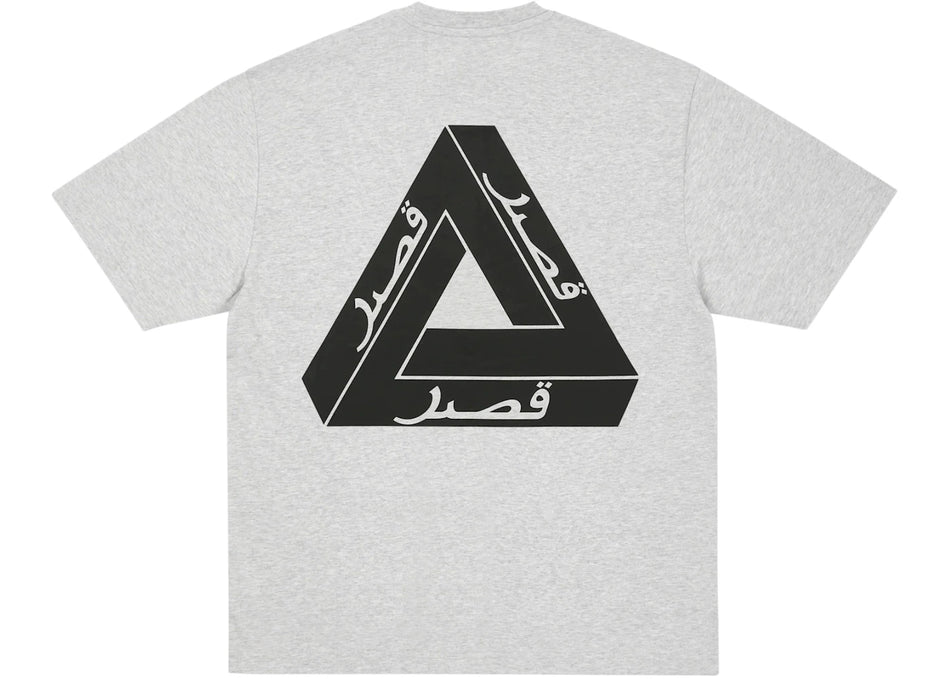 Palace Tri Lingual T-Shirt Grey Marl