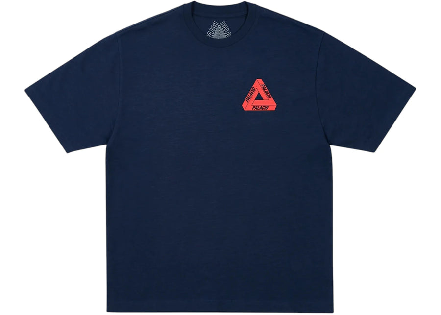 T-shirt trilingue Palace bleu marine