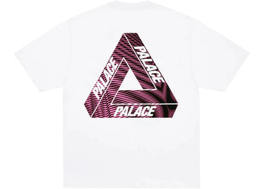 Palace Tri-Vex T-Shirt White/Pink