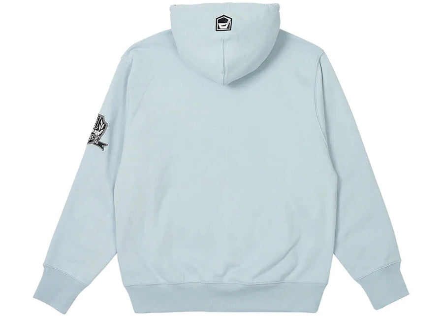 Palace x Avirex Zip Hood Bleu froid