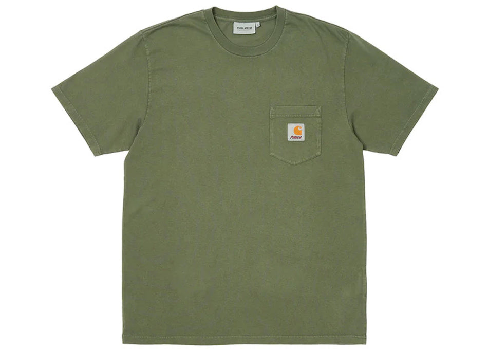 Palace x Carhartt WIP S/S Pocket T-Shirt Dollar Green