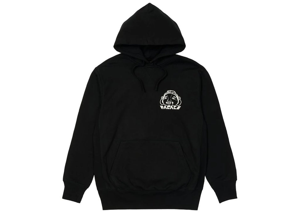 Palace x Evisu Tri-Godhead Hood Black