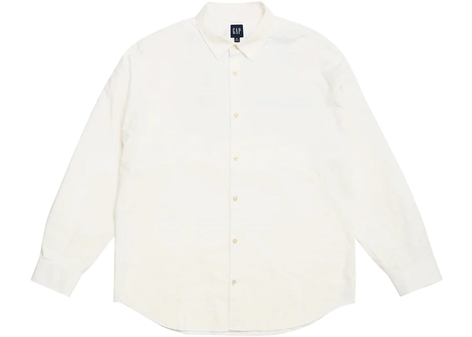 Palace x Gap Drop Shoulder Oxford Shirt White