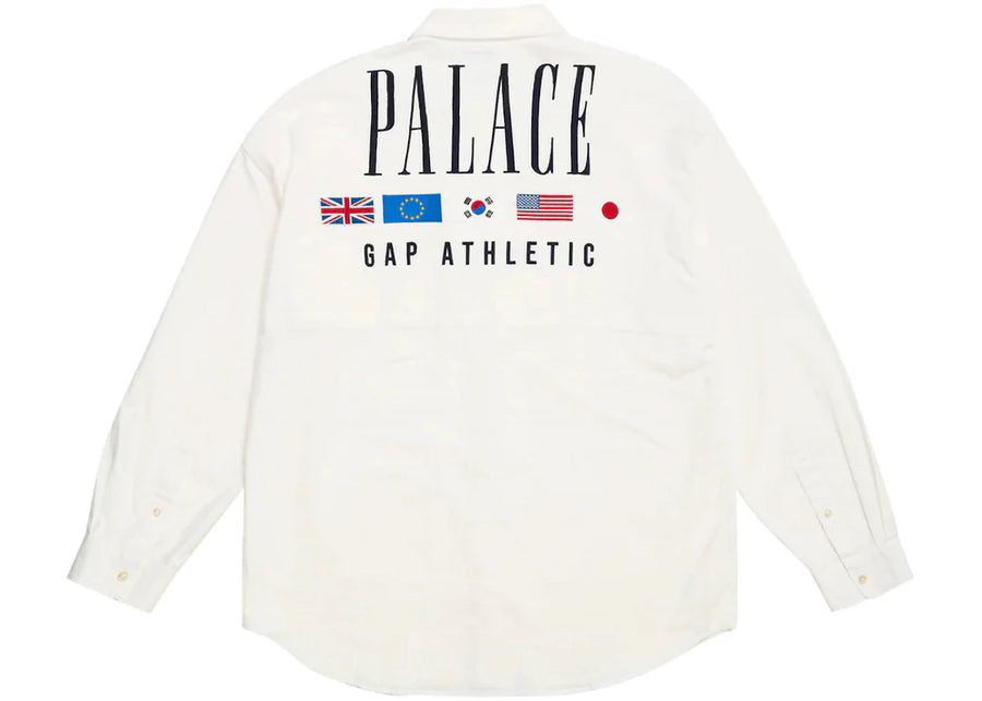 Chemise Oxford blanche Palace x Gap à épaules tombantes