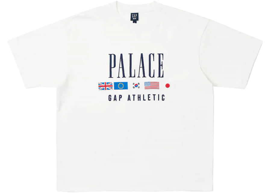 T-shirt blanc Palace x Gap en jersey épais
