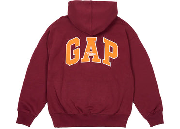 Palace x Gap Hood Burgundy