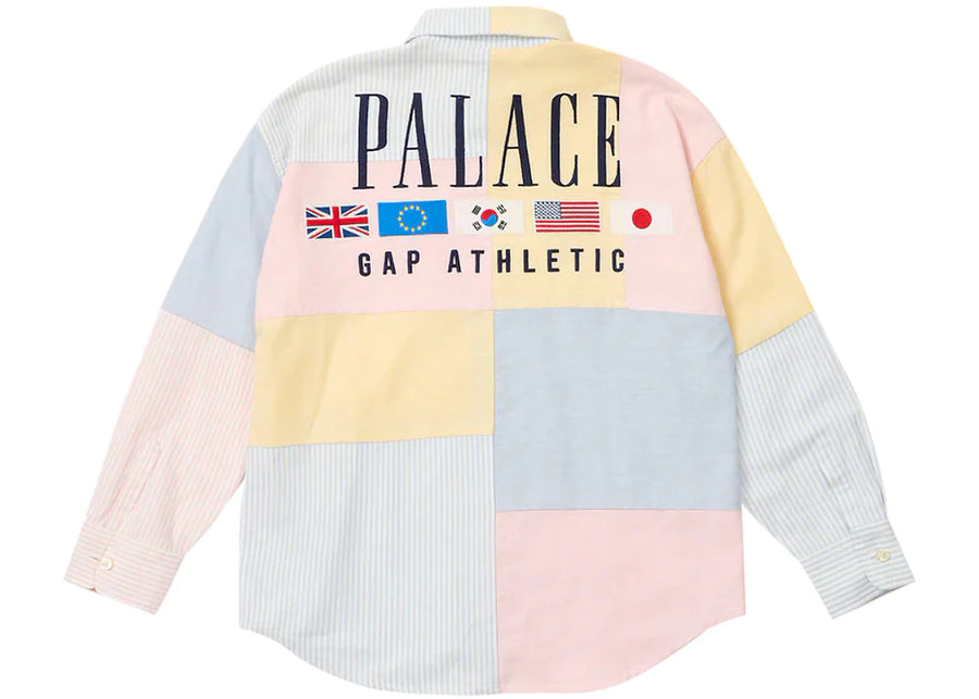 Chemise Oxford Palace x Gap Kids à épaules tombantes, multicolore
