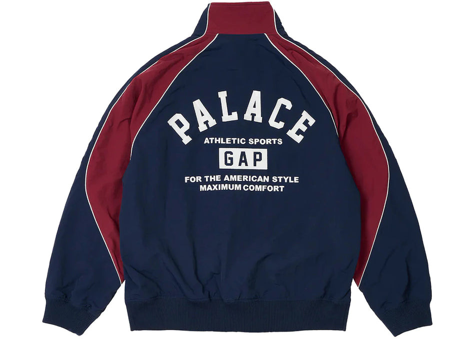 Palace x Gap Nylon Track Top Navy/Red