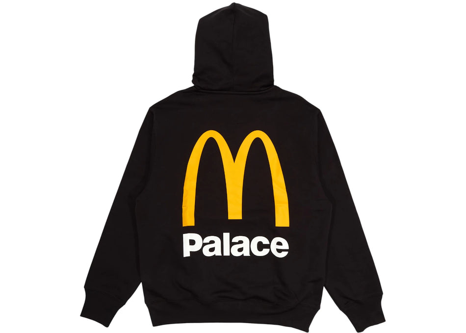 Palace x McDonald's Logo Hood Black
