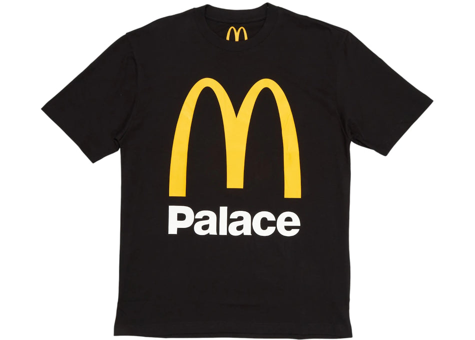 Palace x McDonald's Logo T-shirt Black
