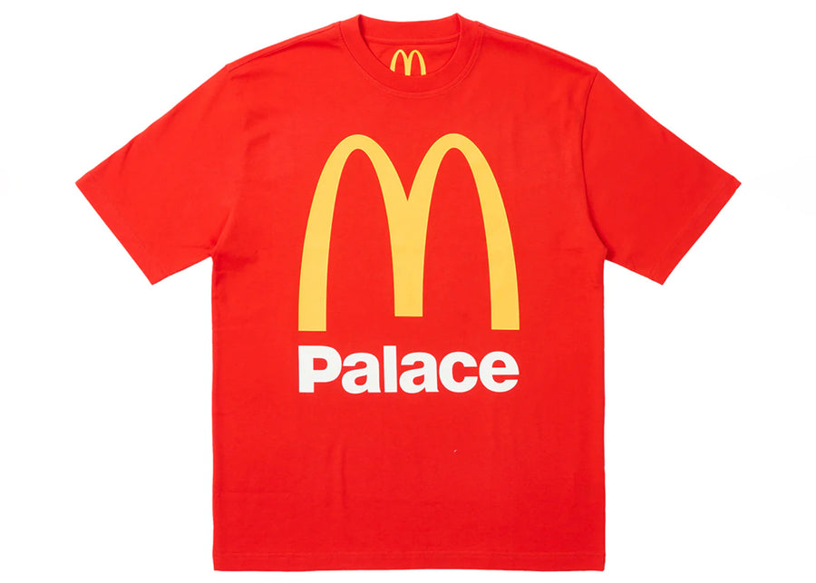 T-shirt rouge Palace x McDonald's avec logo