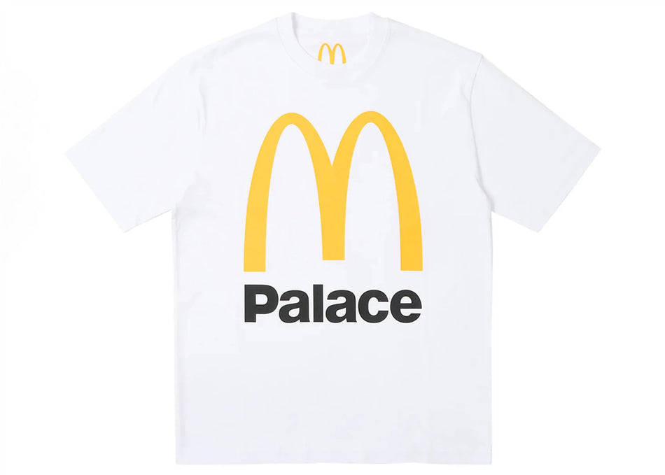 Palace x McDonald's Logo T-shirt White