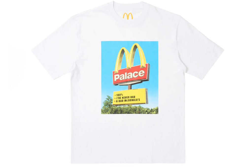 Palace x McDonald's Sign T-shirt White