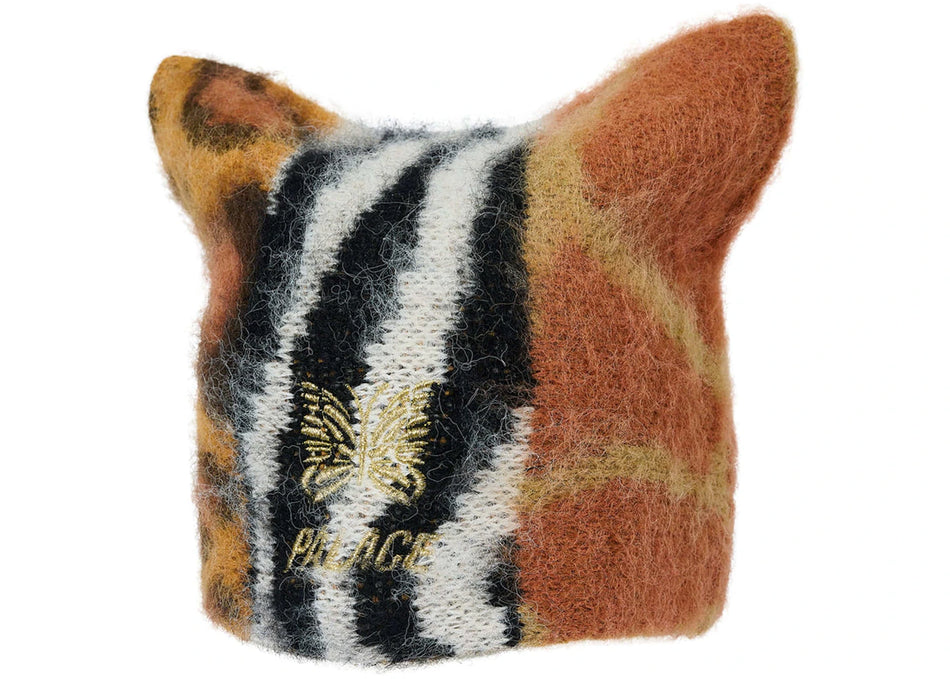 Palace x Needles Hairy Square Beanie Multi Animal