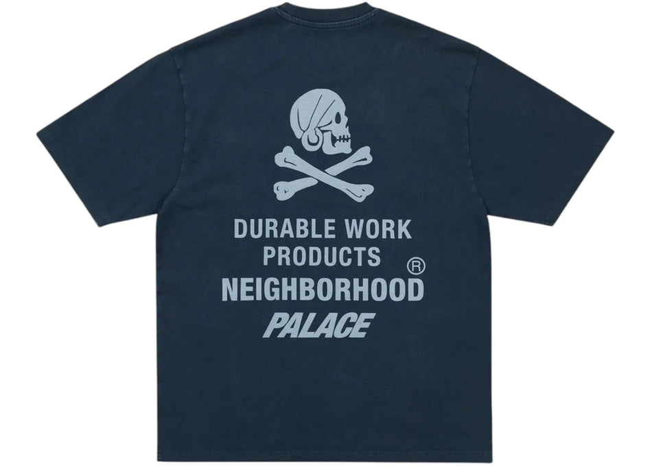 Palace x Neighborhood Pocket T-Shirt Indigo