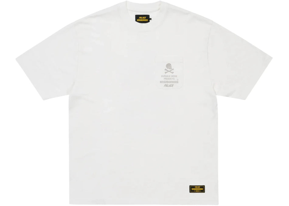 Palace x Neighborhood Pocket T-Shirt White