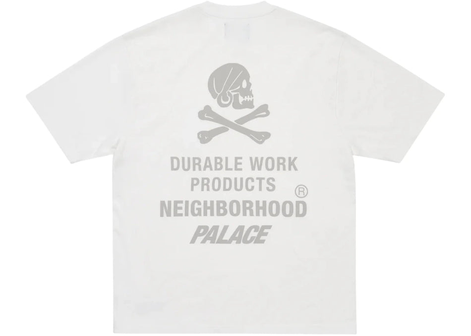 Palace x Neighborhood Pocket T-Shirt White