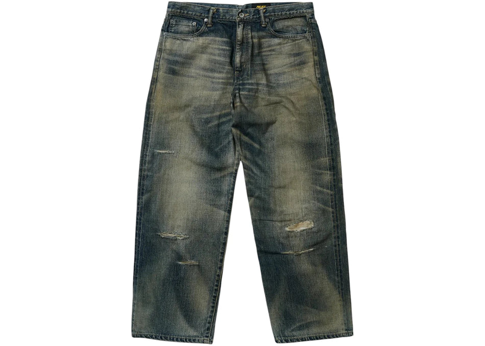 Palace x Neighborhood Savage Denim DP Basic Pants Indigo