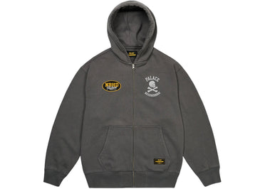 Palace x Neighborhood Skull Zip Hood Charcoal