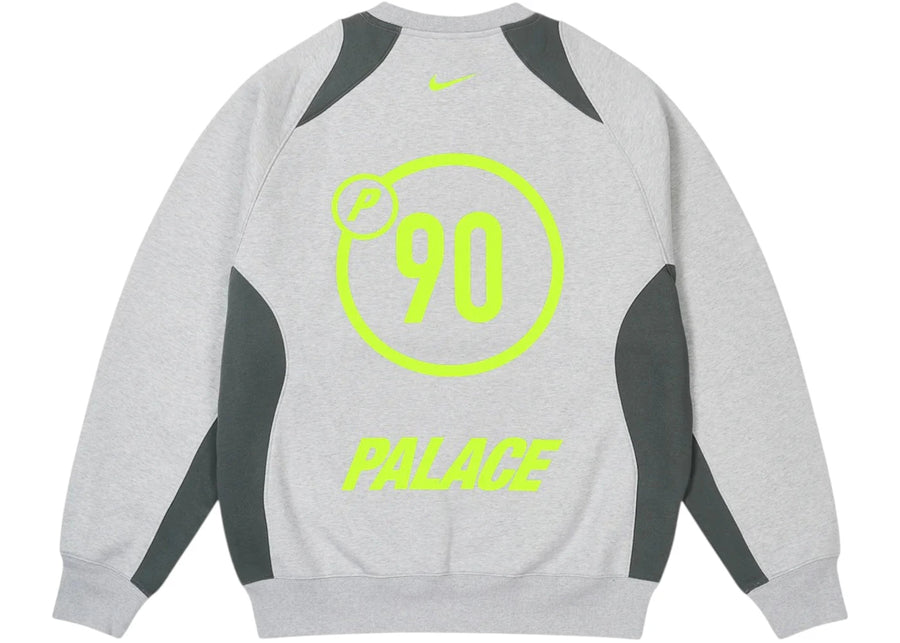 Palace x Nike Total P90 Crew Gray Marl