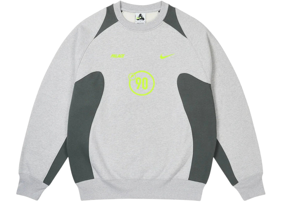 Palace x Nike Total P90 Crew Gray Marl