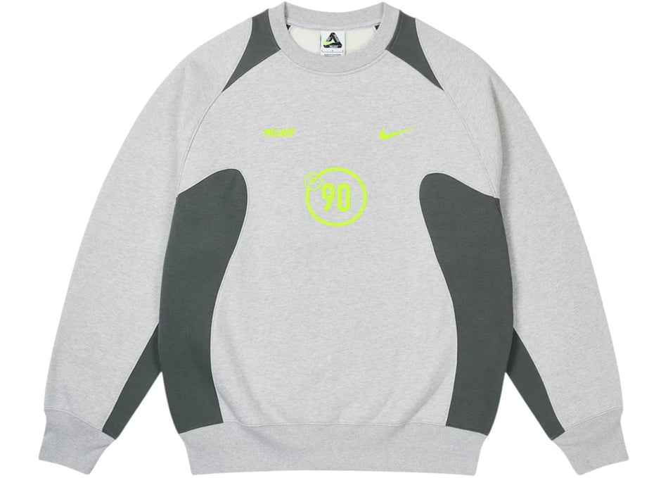 Palace x Nike Total P90 Crew Grey Marl