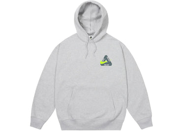 Palace x Nike Tri Swoosh Hood Grey Marl